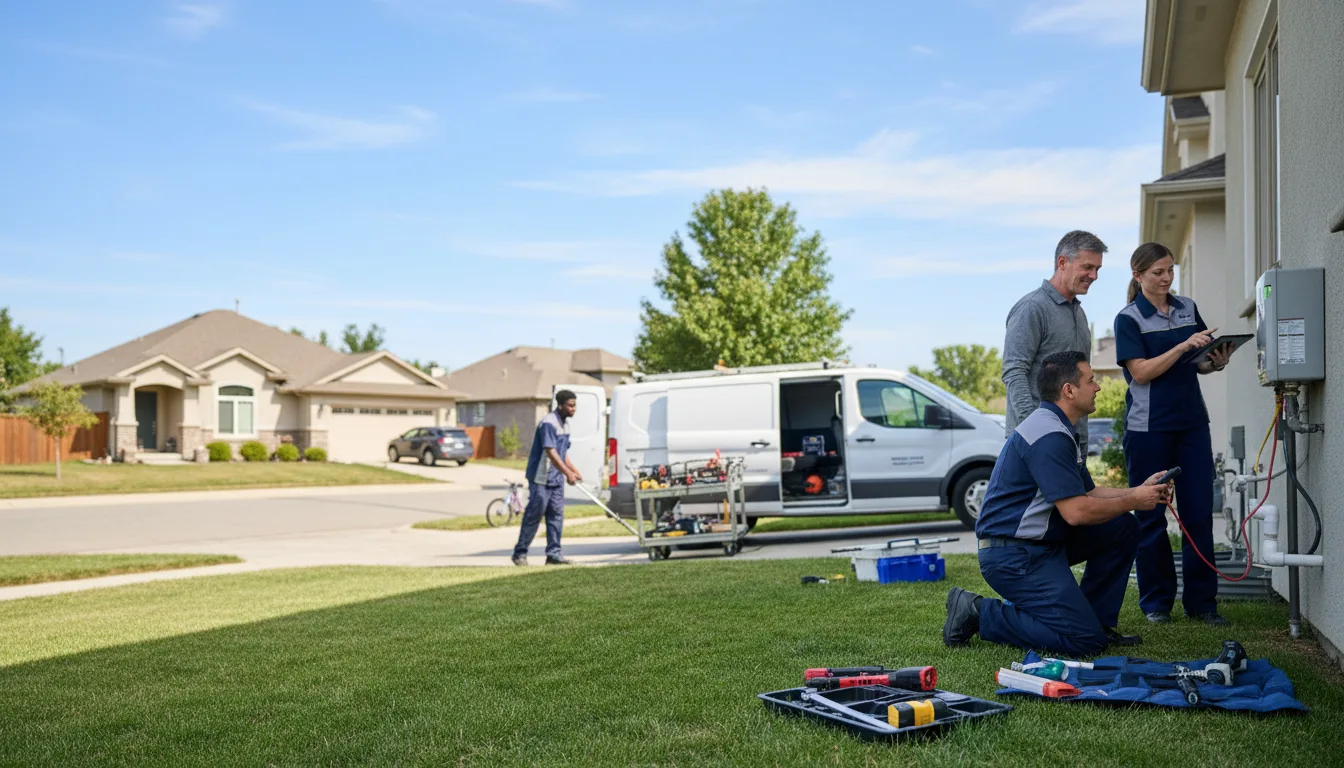 Tankless water heater service in Ponder, TX